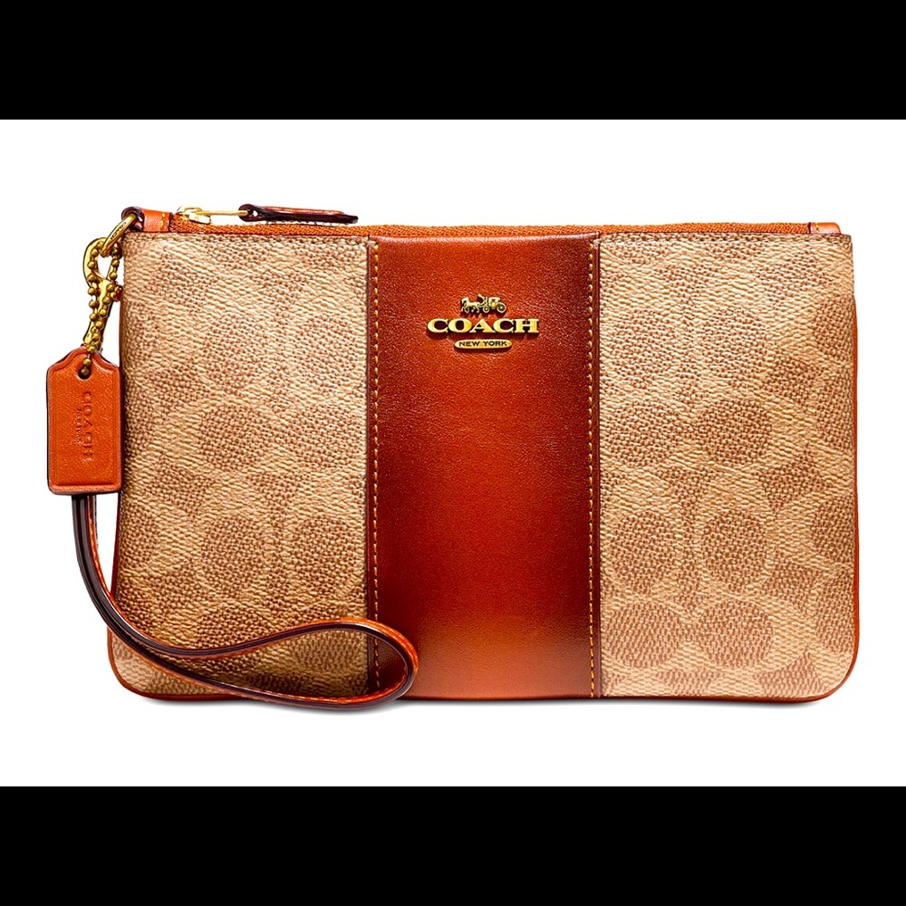 NWT Coach Chic Elegant Colorblock Wristlet